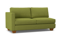 Catalina Left Arm Apartment Size Sofa :: Leg Finish: Pecan / Configuration: LAF - Chaise on the Left