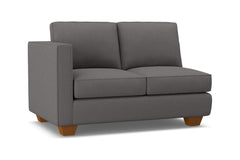 Catalina Left Arm Loveseat :: Leg Finish: Pecan / Configuration: LAF - Chaise on the Left