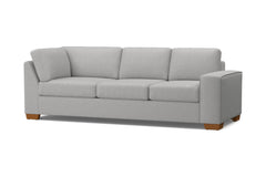 Melrose Right Arm Corner Sofa :: Leg Finish: Pecan / Configuration: RAF - Chaise on the Right