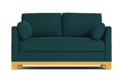 Avalon Apartment Size Sleeper Sofa :: Leg Finish: Natural / Sleeper Option: Deluxe Innerspring Mattress
