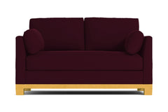 Avalon Apartment Size Sleeper Sofa :: Leg Finish: Natural / Sleeper Option: Memory Foam Mattress