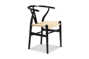 Sylmar Side Chair BLACK/CHOICE OF SEAT COLOR - SET OF 2