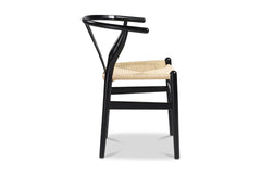 Sylmar Side Chair BLACK/CHOICE OF SEAT COLOR - SET OF 2