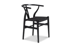 Sylmar Side Chair BLACK/CHOICE OF SEAT COLOR - SET OF 2