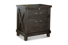 Vantage Nightstand RUSTIC BLACK