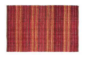 Chamati Jute Area Rug RED