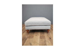 Custom Saxon Ottoman in STONE - 35x35