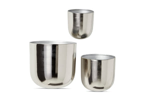 Ava Planter SET OF 3 SILVER