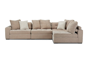 Baker 4pc Modular Sectional Sofa