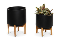 Dash Planter SET OF 2 BLACK