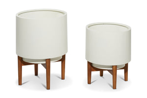 Dash Planter SET OF 2 WHITE