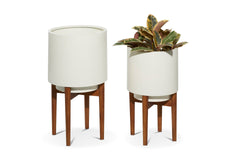 Elbia Planter SET OF 2 WHITE