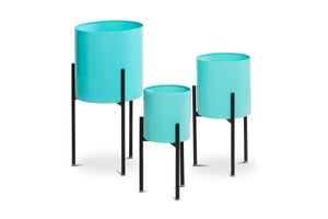 Ivy Planter SET OF 3 TEAL