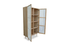 June Bookcase with Full Doors