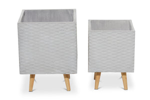 Sophia Planter Set of 2 GREY
