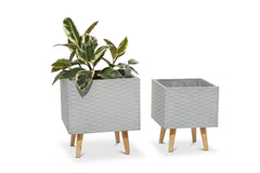 Sophia Planter Set of 2 GREY