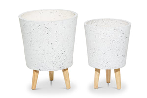 Sunset Planter Set of 2 WHITE