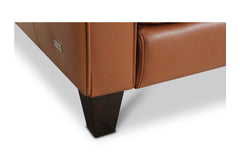 Toranado 2pc Leather Sectional with Power Footrests