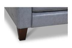 Toranado 2pc Leather Sectional with Power Footrests