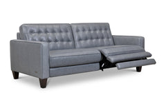 Toranado Leather Sofa with Power Footrests