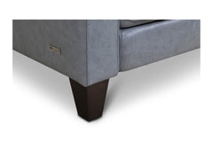 Toranado Leather Sofa with Power Footrests