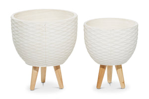Will Planter Set of 2 WHITE