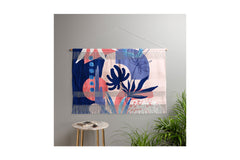 Abstract Plants Wall Hanging by Dorisciciart