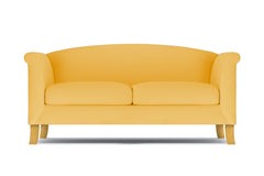 Albright Apartment Size Sofa :: Leg Finish: Natural / Size: Apartment Size - 74&quot;w