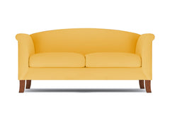 Albright Apartment Size Sofa :: Leg Finish: Pecan / Size: Apartment Size - 74&quot;w