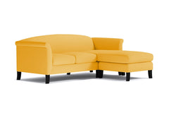 Albright Reversible Chaise Sofa :: Leg Finish: Espresso