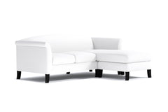 Albright Reversible Chaise Sofa :: Leg Finish: Espresso