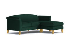 Albright Reversible Chaise Sofa :: Leg Finish: Natural