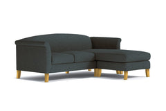 Albright Reversible Chaise Sofa :: Leg Finish: Pecan