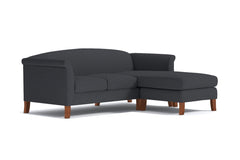 Albright Reversible Chaise Sofa :: Leg Finish: Pecan