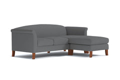 Albright Reversible Chaise Sofa :: Leg Finish: Pecan