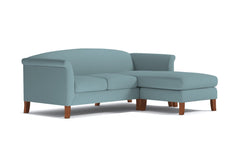Albright Reversible Chaise Sofa :: Leg Finish: Pecan
