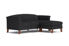Albright Reversible Chaise Sofa :: Leg Finish: Pecan