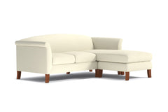 Albright Reversible Chaise Sofa :: Leg Finish: Pecan