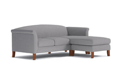 Albright Reversible Chaise Sofa :: Leg Finish: Pecan