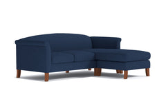 Albright Reversible Chaise Sofa :: Leg Finish: Pecan