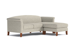 Albright Reversible Chaise Sofa :: Leg Finish: Pecan