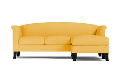 Albright Reversible Chaise Sofa :: Leg Finish: Espresso