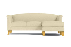 Albright Reversible Chaise Sofa :: Leg Finish: Natural