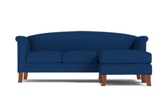 Albright Reversible Chaise Sofa :: Leg Finish: Pecan