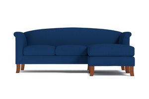 Albright Reversible Chaise Sofa :: Leg Finish: Pecan