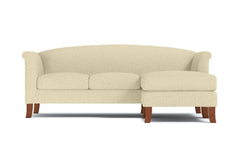 Albright Reversible Chaise Sofa :: Leg Finish: Pecan
