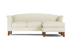 Albright Reversible Chaise Sofa :: Leg Finish: Pecan