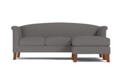 Albright Reversible Chaise Sofa :: Leg Finish: Pecan