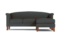 Albright Reversible Chaise Sofa :: Leg Finish: Pecan
