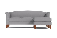 Albright Reversible Chaise Sofa :: Leg Finish: Pecan